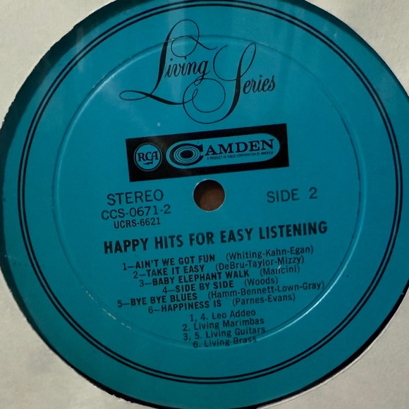 “Happy Hits for Easy Listening” Vinyl Records (5 Records) - Picture 5 of 13